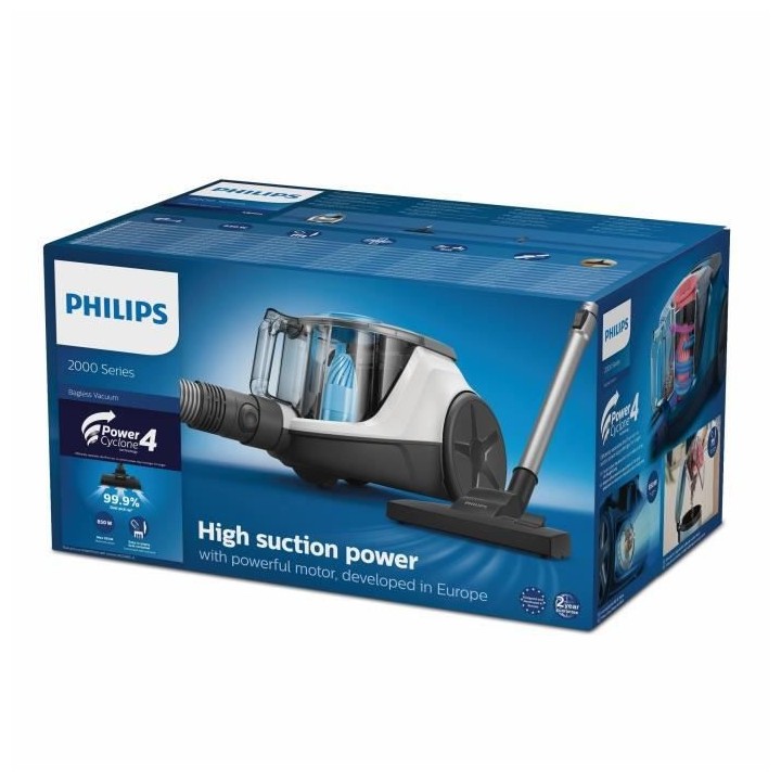 PHILIPS XB2122/09 Aspirateur sans sac Series 2000 - 850W - PowerCyclon