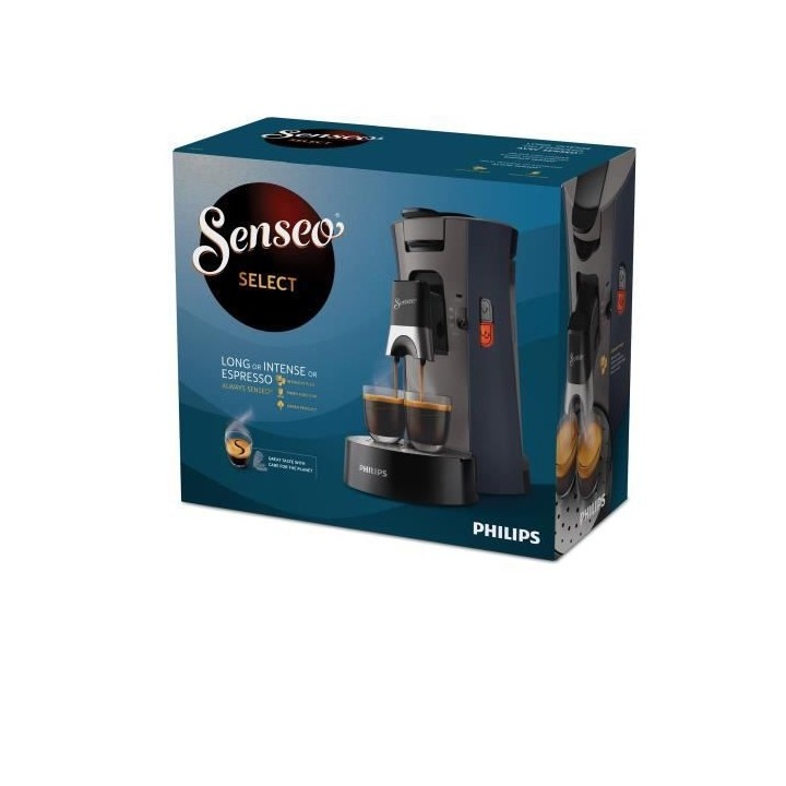 Machine a café PHILIPS Senseo Select CSA240/71 - Bleu