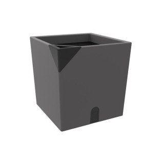 Pot de fleurs carré - EDA Aqualight a réserve d'eau intelligente - 4