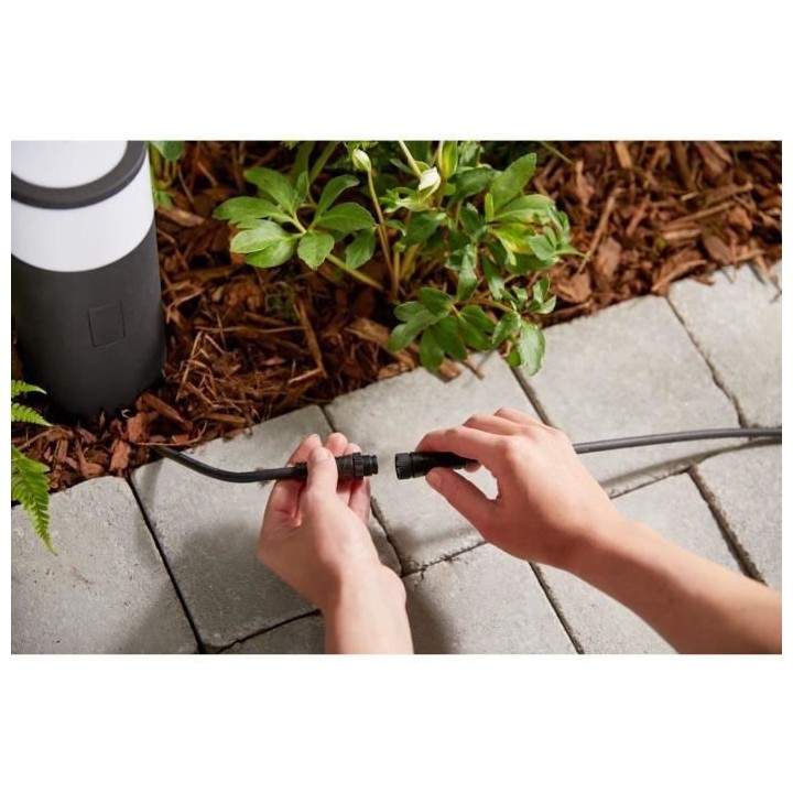 Borne extérieure CALLA PHILIPS HUE White and Color Ambiance - Inox