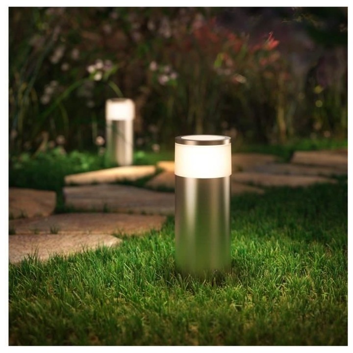 Borne extérieure CALLA PHILIPS HUE White and Color Ambiance - Inox
