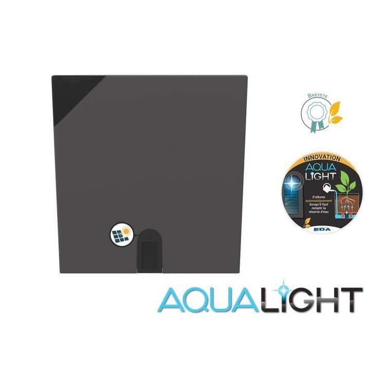 Pot de fleurs carré - EDA Aqualight a réserve d'eau intelligente - 4