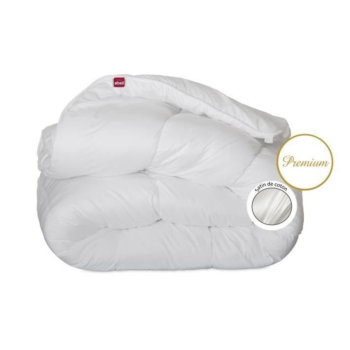 ABEIL Couette 4 SAISONS Satin de Coton 240x260cm
