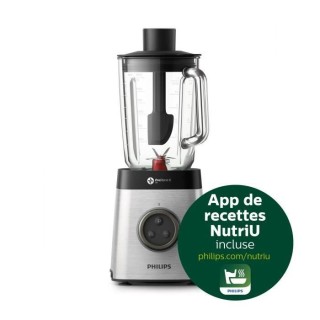 PHILIPS Blender HR3655/00 Avance Collection Mixeur avec Bol en Verre +
