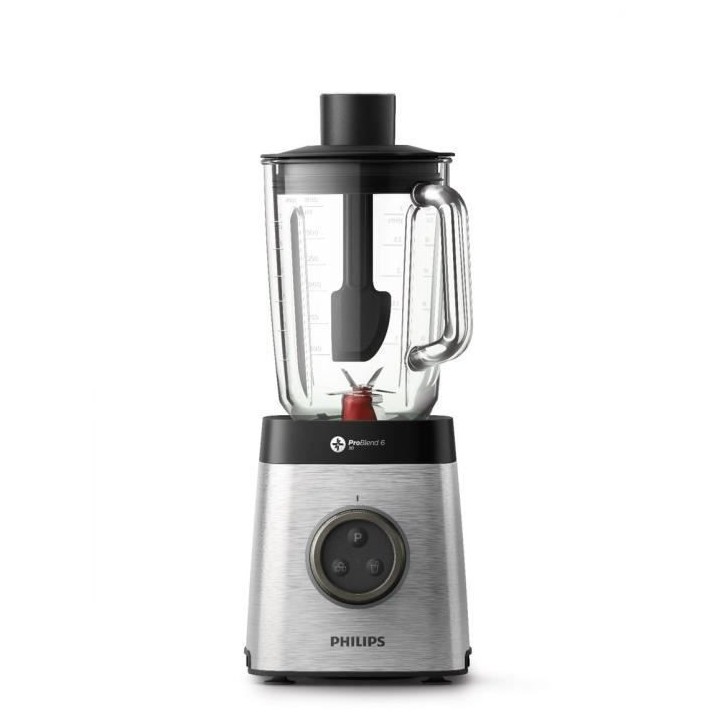 PHILIPS Blender HR3655/00 Avance Collection Mixeur avec Bol en Verre +