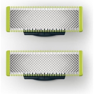 PHILIPS QP220/55 Lot de 2 lames pour rasoir/tondeuse One Blade - Vert