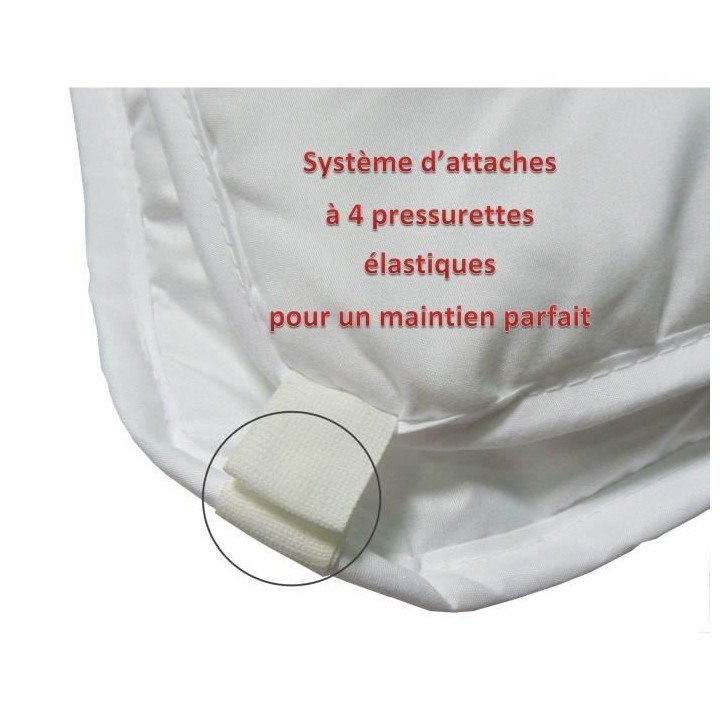 ABEIL Couette 4 SAISONS Satin de Coton 240x260cm