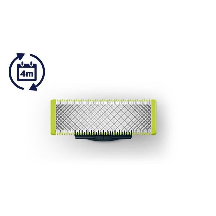 PHILIPS QP220/55 Lot de 2 lames pour rasoir/tondeuse One Blade - Vert