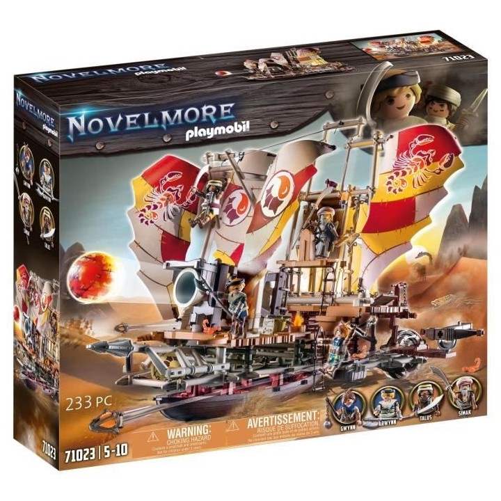 PLAYMOBIL - 71023 - Novelmore - Sal'ahari Sands - Navire des sables