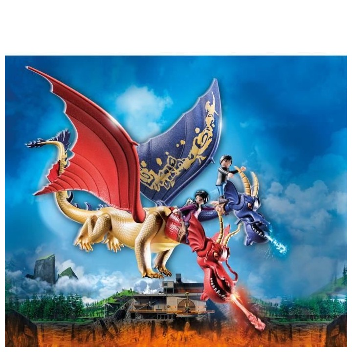 PLAYMOBIL - 71080 - Dragons Nine Realms: WuWei & Jun