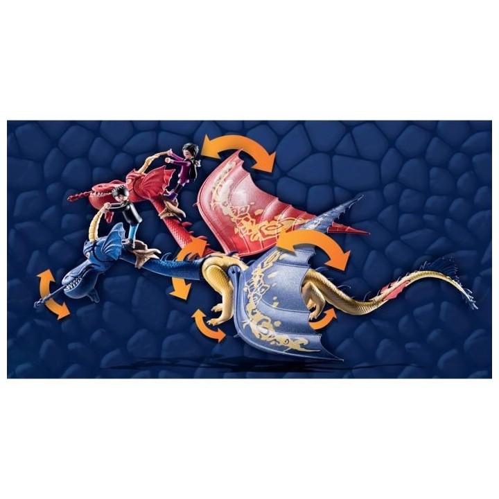 PLAYMOBIL - 71080 - Dragons Nine Realms: WuWei & Jun