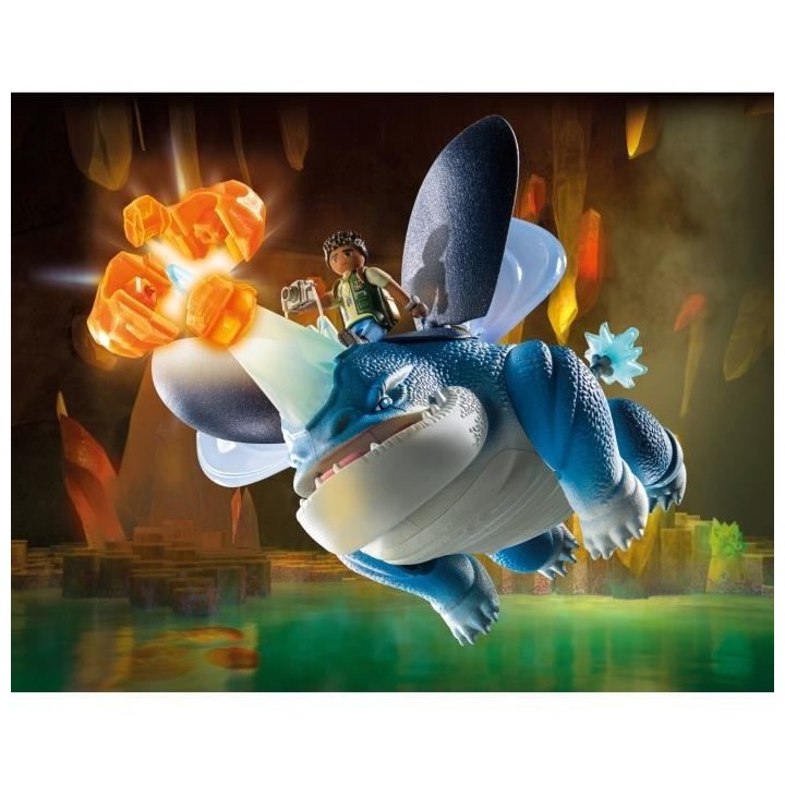 PLAYMOBIL - 71082 - Dragons Nine Realms: Plowhorn & D'Angelo