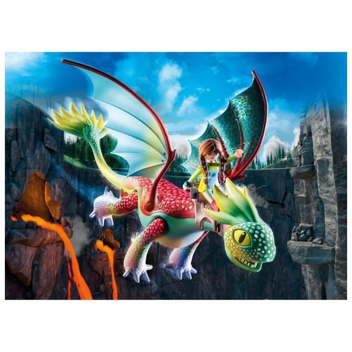 PLAYMOBIL - 71083 - Dragons Nine Realms: Feathers & Alex