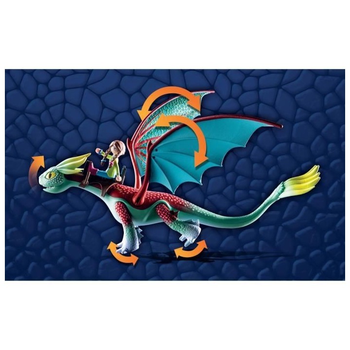 PLAYMOBIL - 71083 - Dragons Nine Realms: Feathers & Alex
