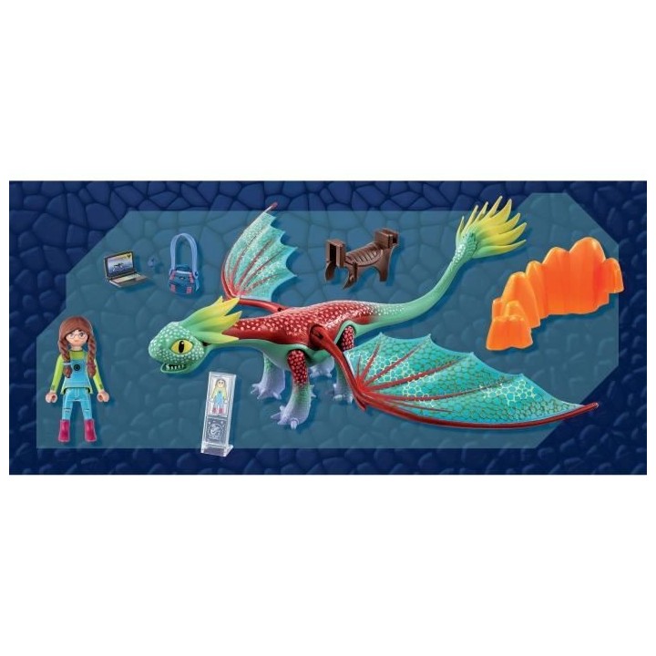 PLAYMOBIL - 71083 - Dragons Nine Realms: Feathers & Alex