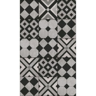 Sticker Contremarche adhésive Faenza vinyle 100x19 cm Griset Noir