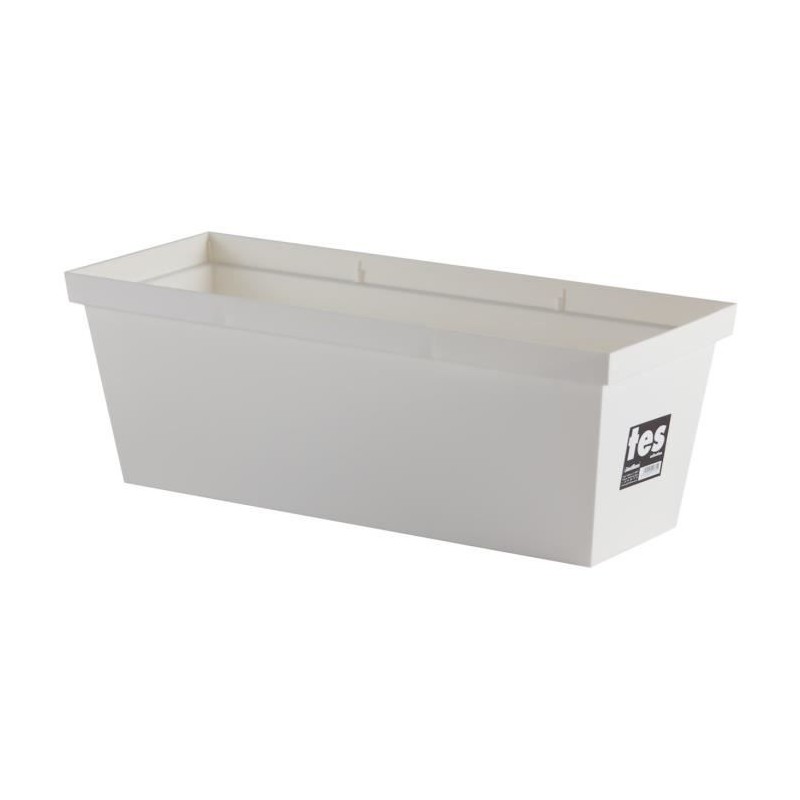 PLASTIKEN Jardiniere Tes - 50 cm - Blanc