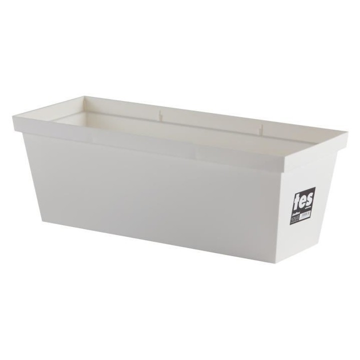 PLASTIKEN Jardiniere Tes - 50 cm - Blanc