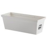 PLASTIKEN Jardiniere Tes - 50 cm - Blanc