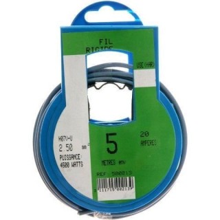 PROFIPLAST Couronne de câble 5 m HO7V-U 2,5 mm2 Bleu