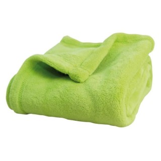 DOMIVA Couverture Microlon - Microfibre 100% Polyester - Anis - 75 x 1