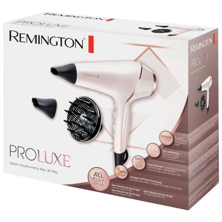 Remington AC9140 Seche-Cheveux Professionnel Ionique Proluxe 2400W, Te