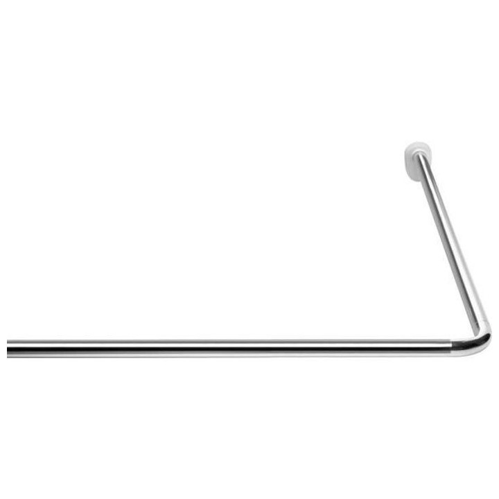 RIDDER Tringle de rideau de douche coin universelle 25 mm Chrome 59500
