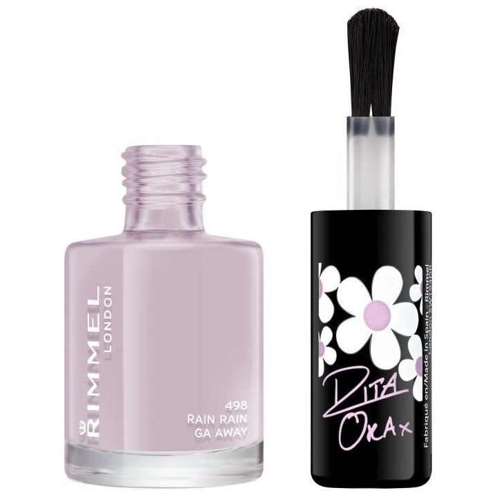 RIMMEL Vernis a ongles 60 Seconds Super Shine - 498 Rain Rain Go Away