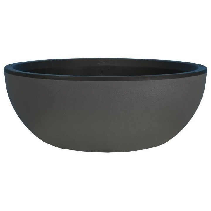 RIVIERA - Coupe pot de fleurs - granit D40 - gris