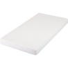 DOMIVA Matelas bébé Droit - Polybambou - Déhoussable, Lavable - Blanc - 100 x 50 cm