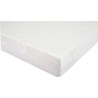 DOMIVA Matelas bébé Droit - Polybambou - Déhoussable, Lavable - Blanc - 100 x 50 cm