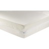 DOMIVA Matelas bébé Droit - Polybambou - Déhoussable, Lavable - Blanc - 100 x 50 cm