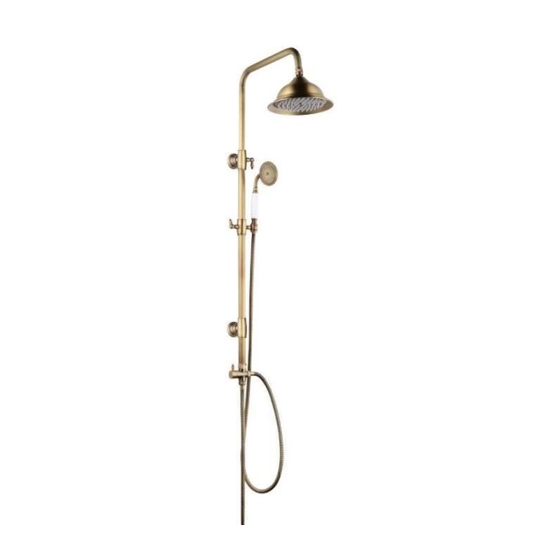 ROUSSEAU Colonne de douche sans robinet Retro vieux bronze