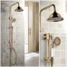 ROUSSEAU Colonne de douche sans robinet Retro vieux bronze