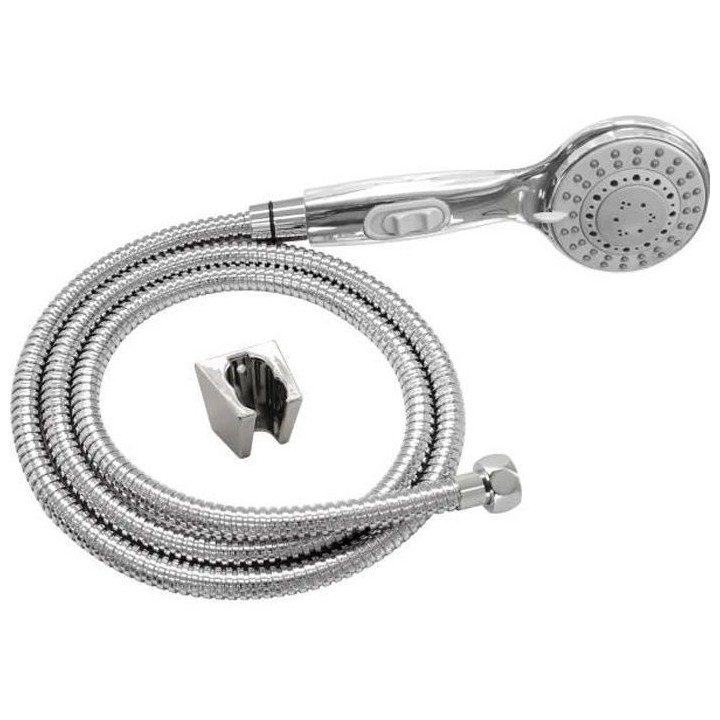 ROUSSEAU Combine flexible 3 jets Stop'o Chrome