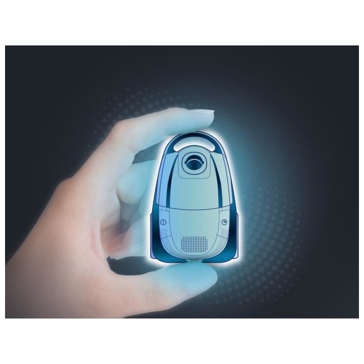 ROWENTA YY5019FE Aspirateur avec sac, Compact, Léger, Maniable, Idéa