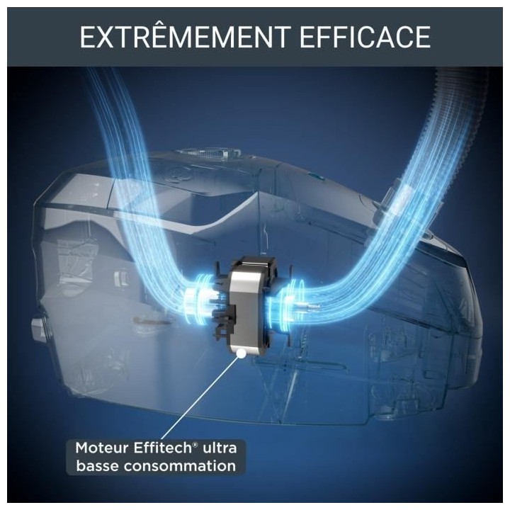 ROWENTA YY5020FE Aspirateur avec sac, Basse consommation, Haute filtra