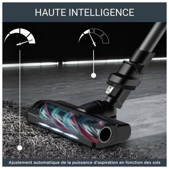 ROWENTA X-FORCE FLEX 9.60 ALLERGY RH2038WO Aspirateur Balai sans fil,
