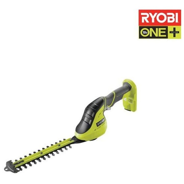 Cisaille a gazon RYOBI 18V OnePlus sculpteur de végétaux sans batter