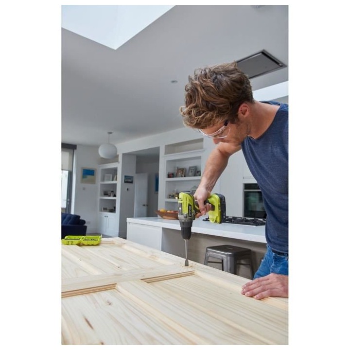 Perceuse-Visseuse sans fil Ryobi One+ R18DD3-220S - 2 batteries de 2Ah