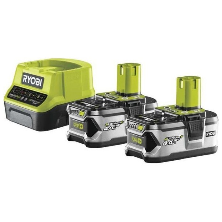 Pack chargeur 18 V 2x4 Ah RC18120-240 ONE+ - RYOBI - 5133003363
