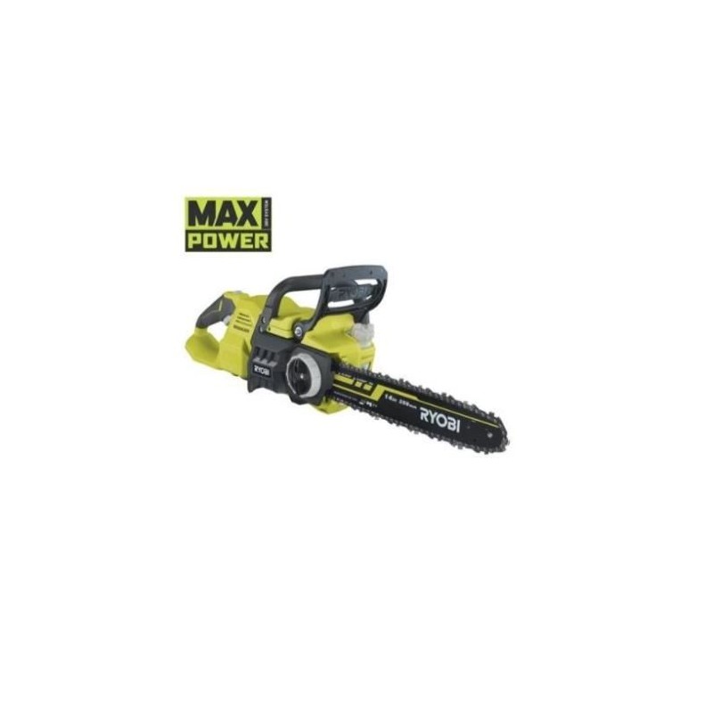 Tronçonneuse sans fil 36V MAXPOWER RYOBI RY36CSX35A-150 - Brushless, Guide 35 cm - Sans batterie ni chargeur