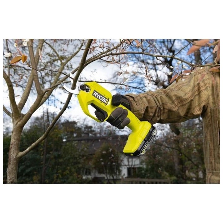 RYOBI ONE+ Sécateur sans fil 18V - Lames Bypass chromées en acier ca