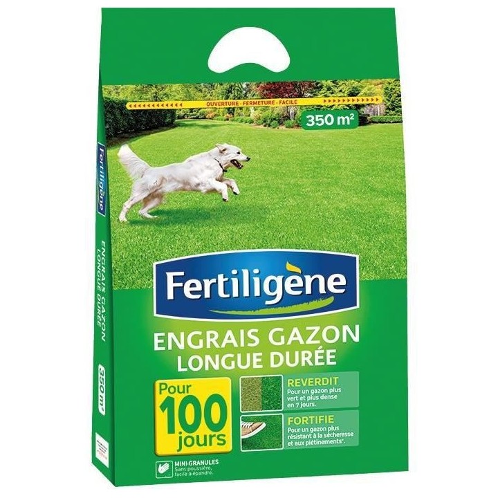 FERTILIGENE Engrais Gazon Longue Durée 100 Jours - 7 kg