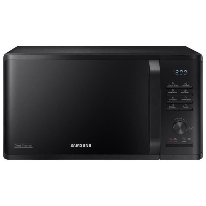 Micro-ondes solo - SAMSUNG - MS23K3555E - Noir - 23L - Contrôle élec