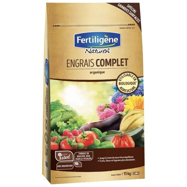 NATUREN Engrais Complet Organique - 15kg