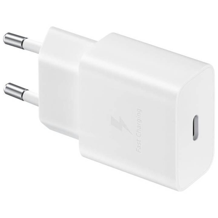 Chargeur Secteur USB C - 15W - SAMSUNG - Blanc