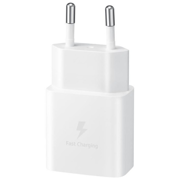 Chargeur Secteur USB C - 15W - SAMSUNG - Blanc