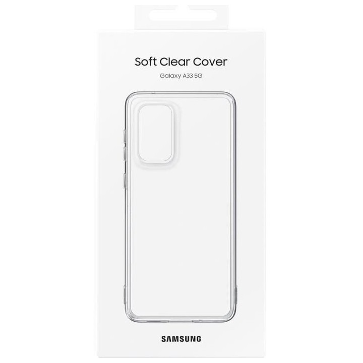 Coque pour Samsung G A33 5G souple Ultra fine Transparent