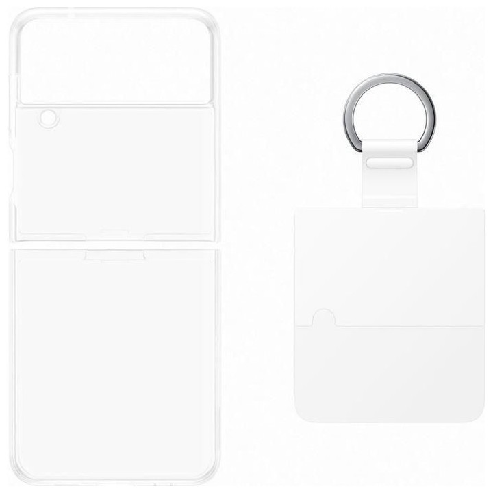 Coque transparente avec anneau SAMSUNG Galaxy Z Flip4
